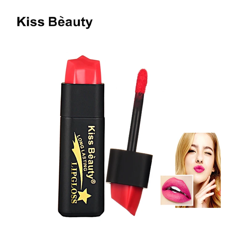 KISSBEAUTY матовая помада длительный блеск для губ легко носить антипригарным чашки