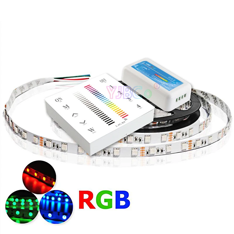 Сенсорная панель 2 4G led Dimmimg/CT/RGB/RGBW 86 светодиодный модуль контроллера светильник