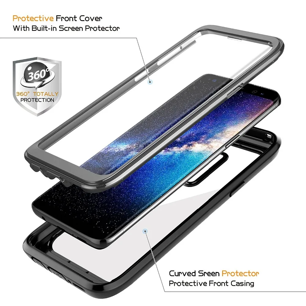 Чехол для Samsung Galaxy S9 Plus защита от воды ударов грязи снега с Touch ID plus чехол|Бамперы| |