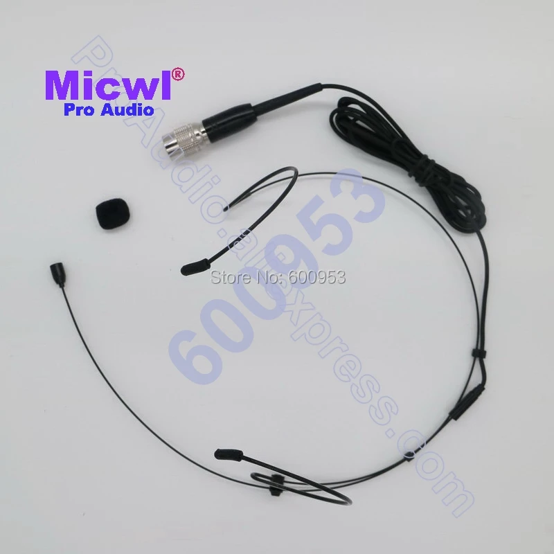 Всенаправленная гарнитура MICWL A2-TH Pro микрофон для беспроводной аудиотехники Hirose 4