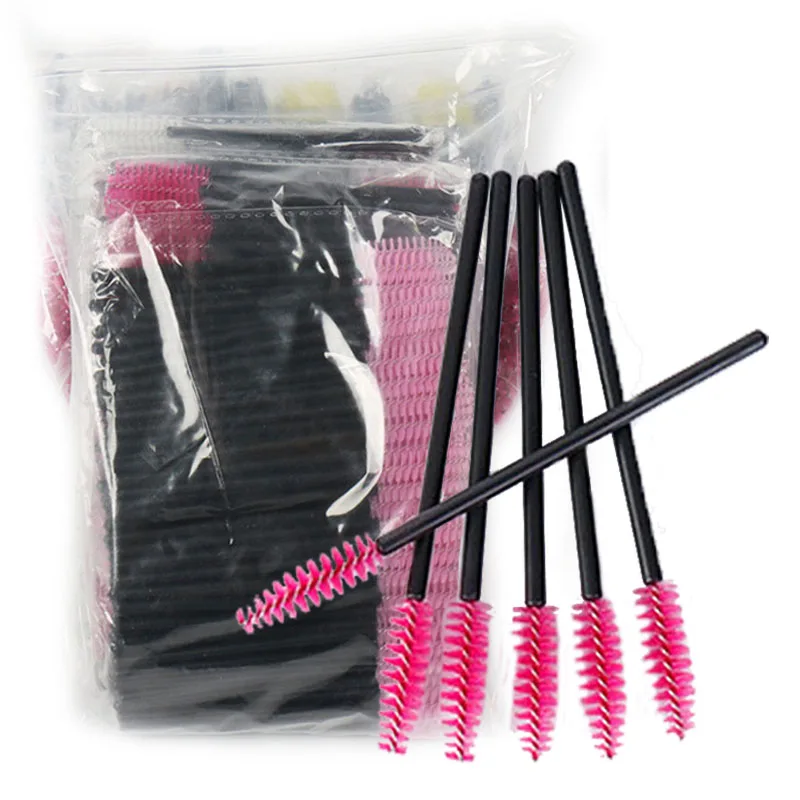 9 шт./упак. одноразовая щеточка для ресниц красочные тушь Кисть микро кисть бровей