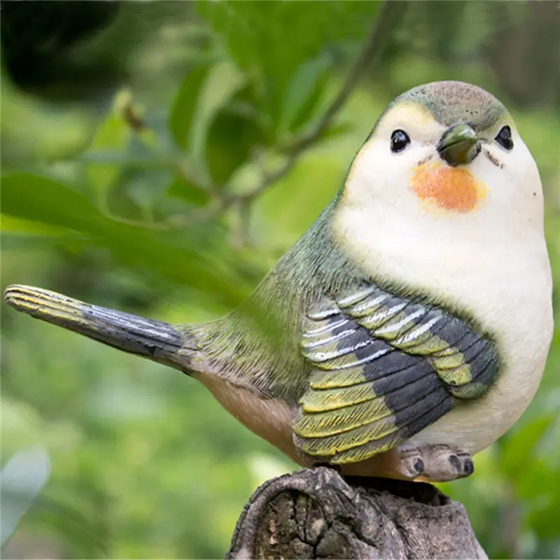 4 шт./компл. кукла искусственная смола статуя модель дома газон садовый декор