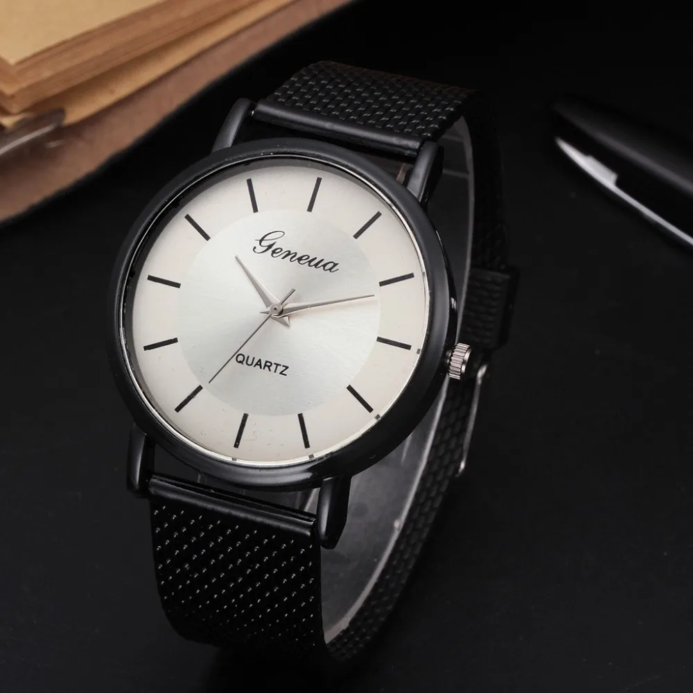 Business Watch 2019 Wrist Men Simple Style Mesh Belt Women Unisex Quartz Watches relogio masculino #tt | Наручные часы