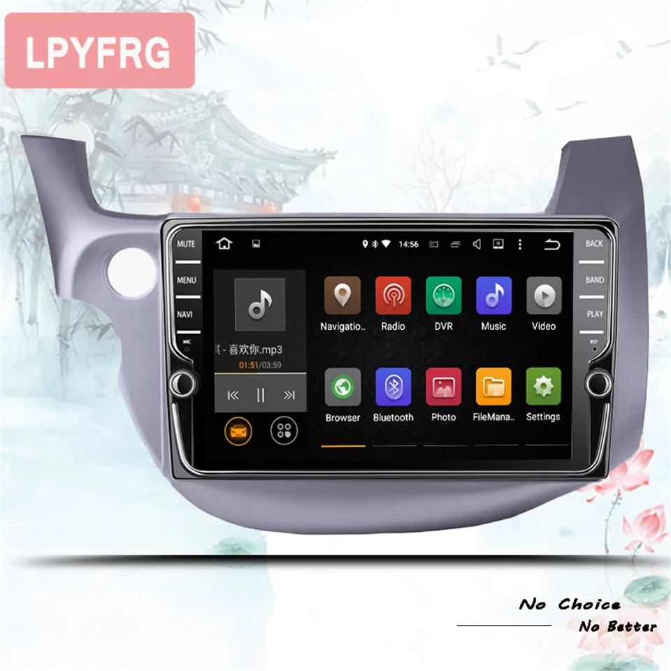 9 &quotandroid 10 0 автомобильный DVD GPS для HONDA FIT JAZZ 2007 2008 2009 2012 2013 радио Видео плеер