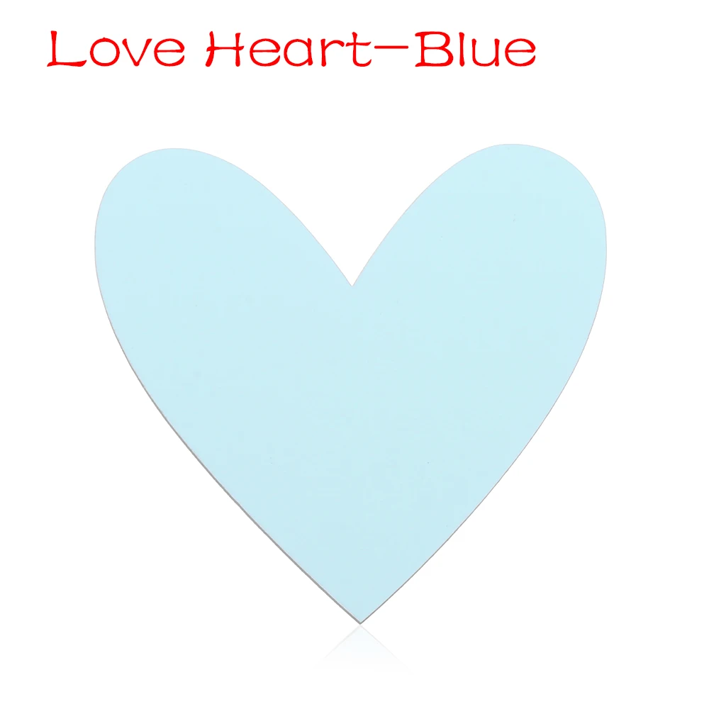 Love Heart Blue 3 стиля в скандинавском стиле самоклеющиеся настенные вешалки для одежды крючки для хранения деревянные листья кактуса вешалка для одежды украшение комнаты - Цвет: Love Heart Blue