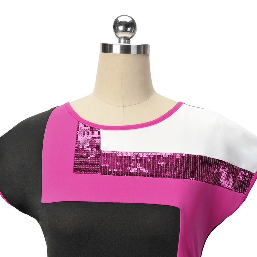 Женское элегантное платье с тонким принтом платье-карандаш elbise wear to work office