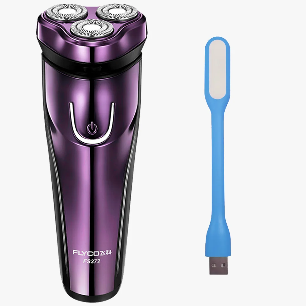 Flyco Rasoir Electrique Homme фиолетовый всплывающий триммер Maquina De Afeitar Electrica Para Hombre подарок на