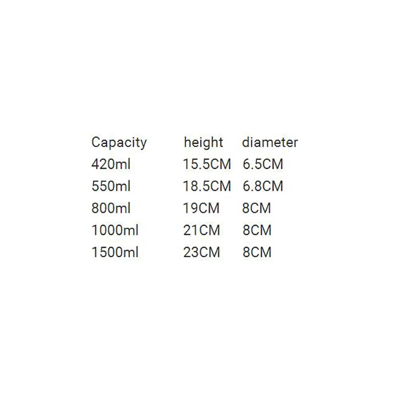 420/550/800/1000/1500ml портативный неопрена теплый тепловой термос сумка с веревкой