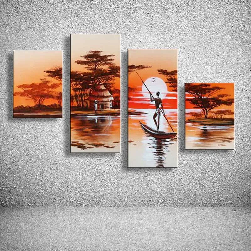 hand painted oil painting on canvas modern Best Art Abstract Wall Home Decoration AR-002 | Дом и сад