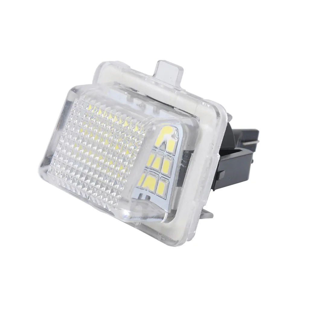 2шт номерной знак свет 14В 2 24 Вт 2835LED для Mercedes Benz W204 W212 W221 белый OEA2218200856 | Автомобили