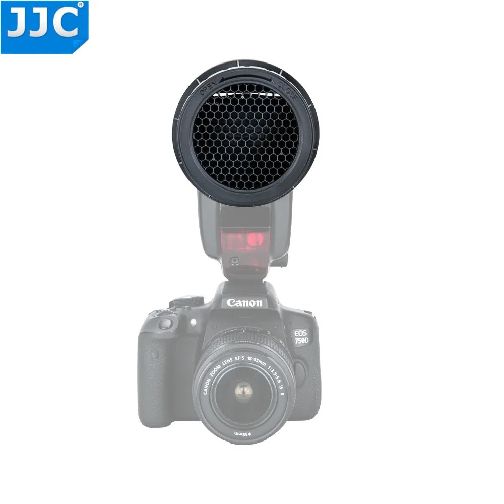JJC Диффузор софтбокс сотовая сетка 3-в-1 студийный комплект вспышки Speedlite для