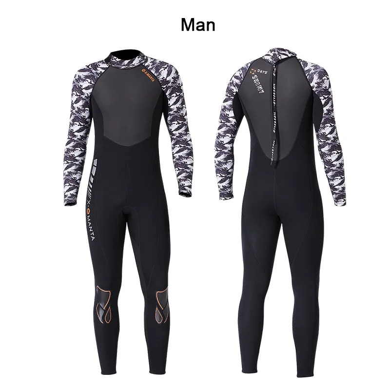 men gray Костюм для подводного плавания 3 мм костюм для серфинга из неопрена женский купальник с длинным рукавом Одежда для рыбалки цельные купальники мужской комбинезон гидрокостюмы - Цвет: men gray