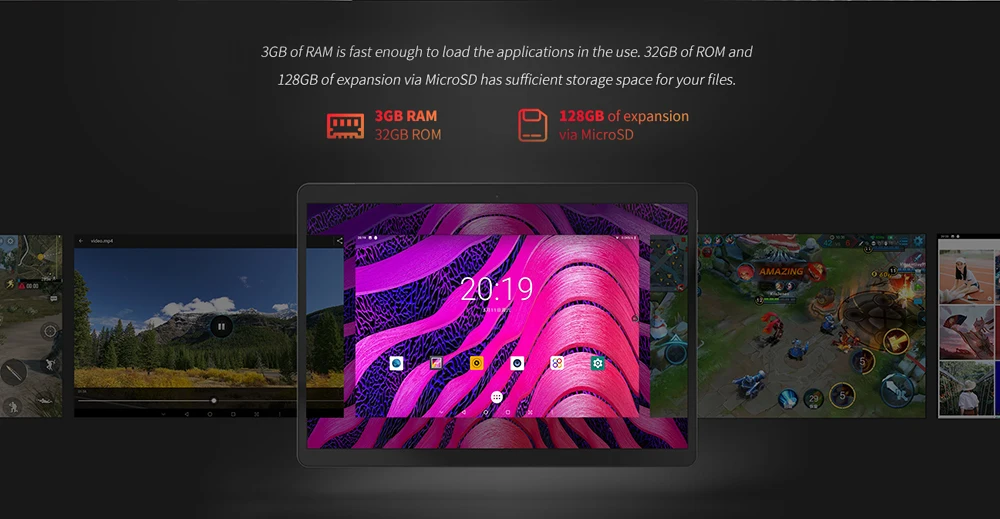 ALLDOCUBE iPlay10 Pro 10,1 дюймов планшетный ПК Android 9,0 MTK8163 1,5 ГГц четырехъядерный процессор 3 ГБ 32 ГБ 2,4 МП камера ггц WiFi планшеты