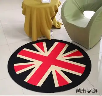 Kawaii круглая форма Микки Капитан Америка Флаг Великобритании для домашнего