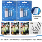 Новые Рыболовные Поплавки 2 компл.Лот, перезаряжаемая батарея CR425, USB для использования, подходит для различных зарядных устройств, подарки