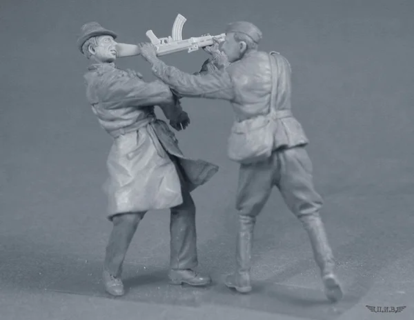 Набор фигурок из смолы в масштабе 1/35 советский Солдат Второй мировой войны и