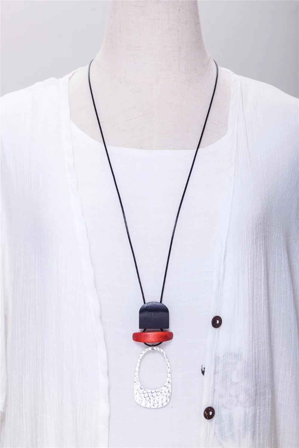 Красивый Деревянный Бусины кулон женщина основа для кулонов и ожерелья