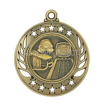 Top sell factory price Galaxy Gold Silver Bronze Swimming Swim Medals cheap sport medal custom low metal medals FH810032 | Дом и сад