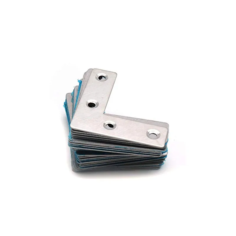 L образный плоский бандаж из нержавеющей стали Угловой Кронштейн Пластины ремонт