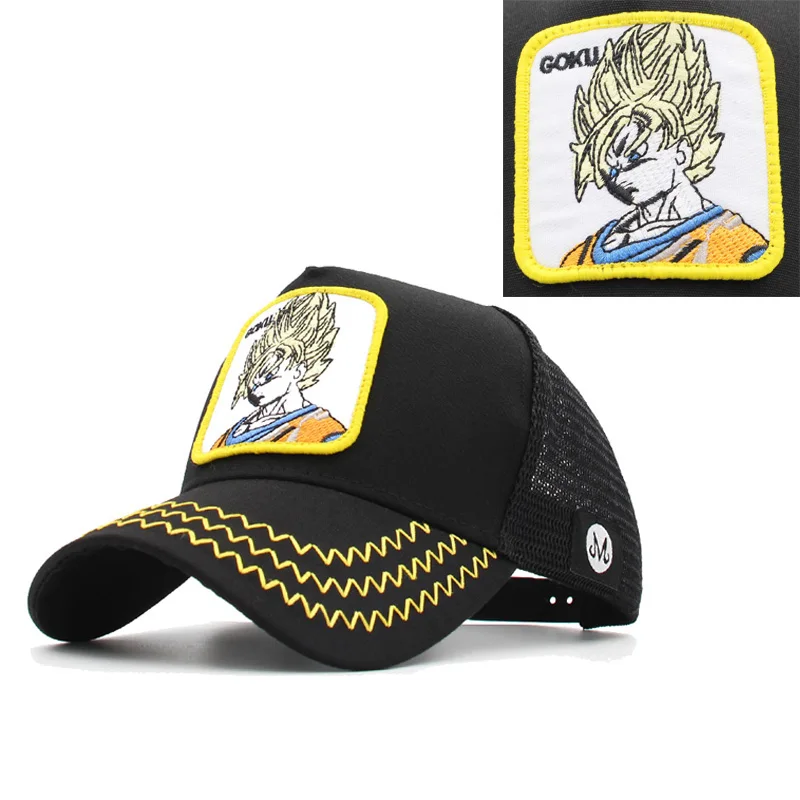 57 Новинка, мужская бейсбольная Кепка с вышивкой Dragon Ball BUU, Женская Бейсболка, Кепка в стиле хип-хоп, летняя сетчатая Кепка, Кепка для водителя грузовика, Кепка для папы - Цвет: 57