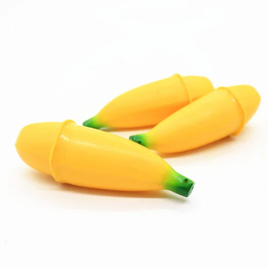 Banana В виде бабочек, новинка, 12 см сжимающаяся игрушка мягкие эластичные анти-стресс Акула банановый Squishy Забавные игрушки декомпрессии игрушки подарок - Цвет: Banana