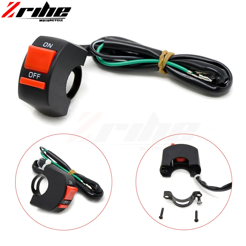 1 шт. универсальный переключатель противотуманных фар на руль мотоцикла ВКЛ-ВЫКЛ