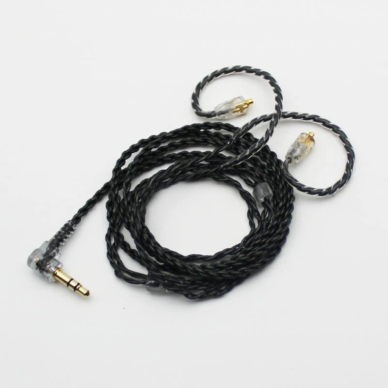 4 ядра кабель MMCX 3,5 мм для Shure Se215 Se535 Se846 Ue900 Универсальные наушники стерео Бас Наушники кабели для IPhone xiaomi