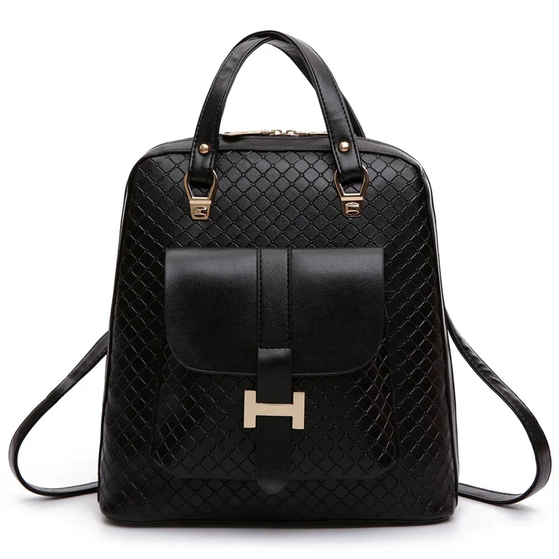 2016 Новый Дизайн Женщины ИСКУССТВЕННАЯ Кожа Рюкзаки Bolsas Mochila Feminina Большой Девушки