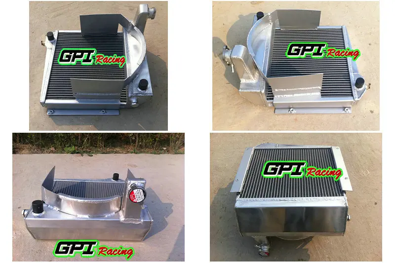 Радиатор из алюминиевого сплава + вентилятор для Остина Healey Sprite Bugeye/MG Midget |