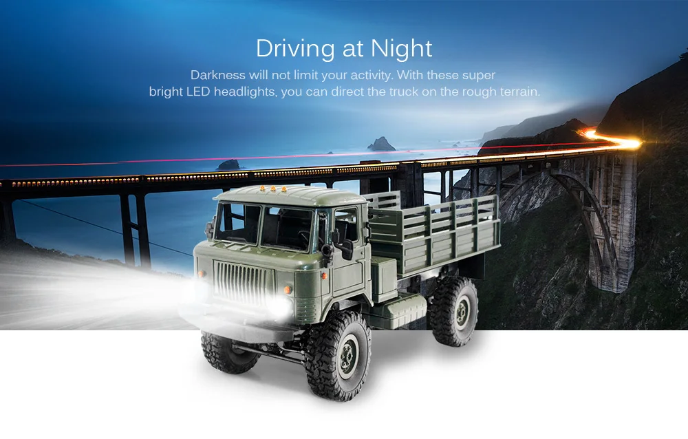 WPL B-24 GAZ-66 1/16 пульт дистанционного управления военный грузовик 4 колеса внедорожный B24 WPL газ р/у модель автомобиля Дистанционное управление альпинистская машина