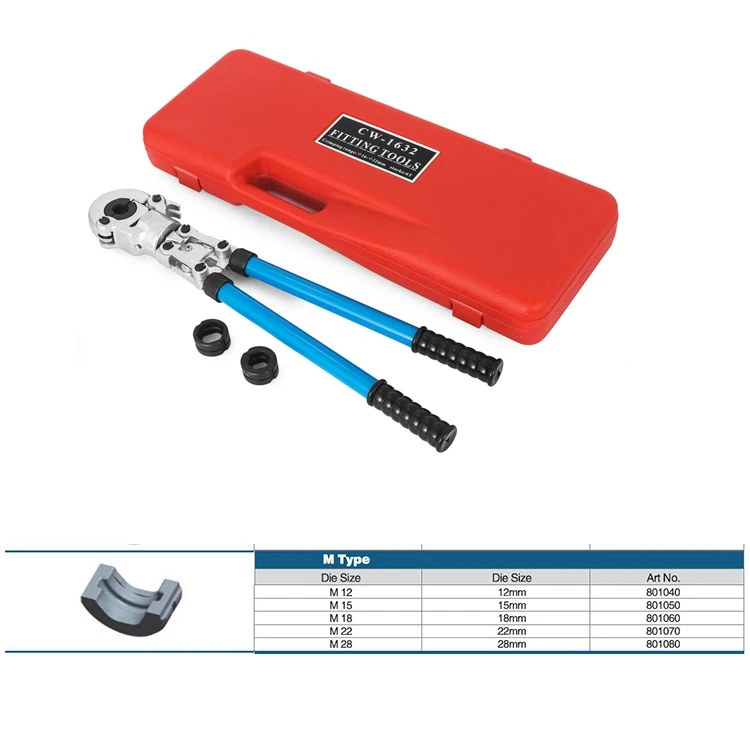 With M dies IGeelee медный трубный Пресс& Pex обжимной инструмент-Elkhart Conex vienga Pro пресс Nibco Propres с 1/", 3/4", " медной матрицей - Цвет: With M dies
