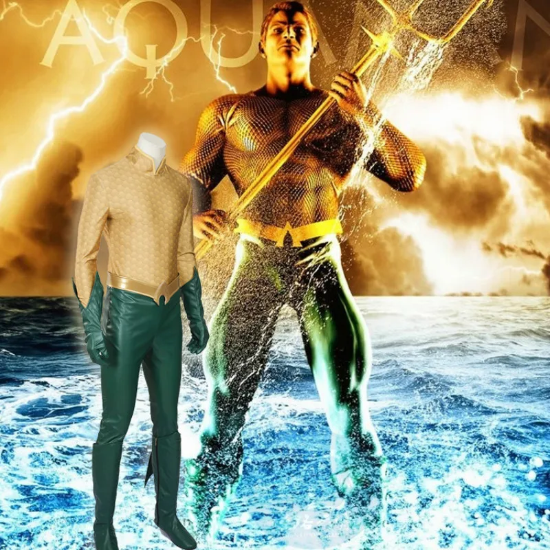 Костюм для косплея Лиги Справедливости Aquaman Артур Карри костюм супергероя Orin Cos