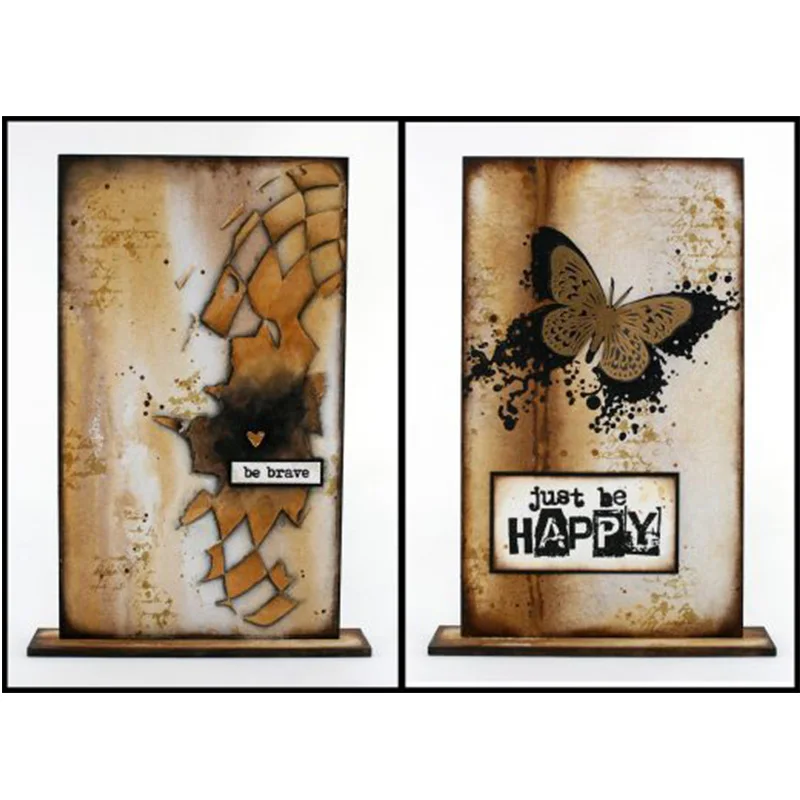 Пластиковые трафареты Dizzy для скрапбукинга сделай сам декоративный чехол