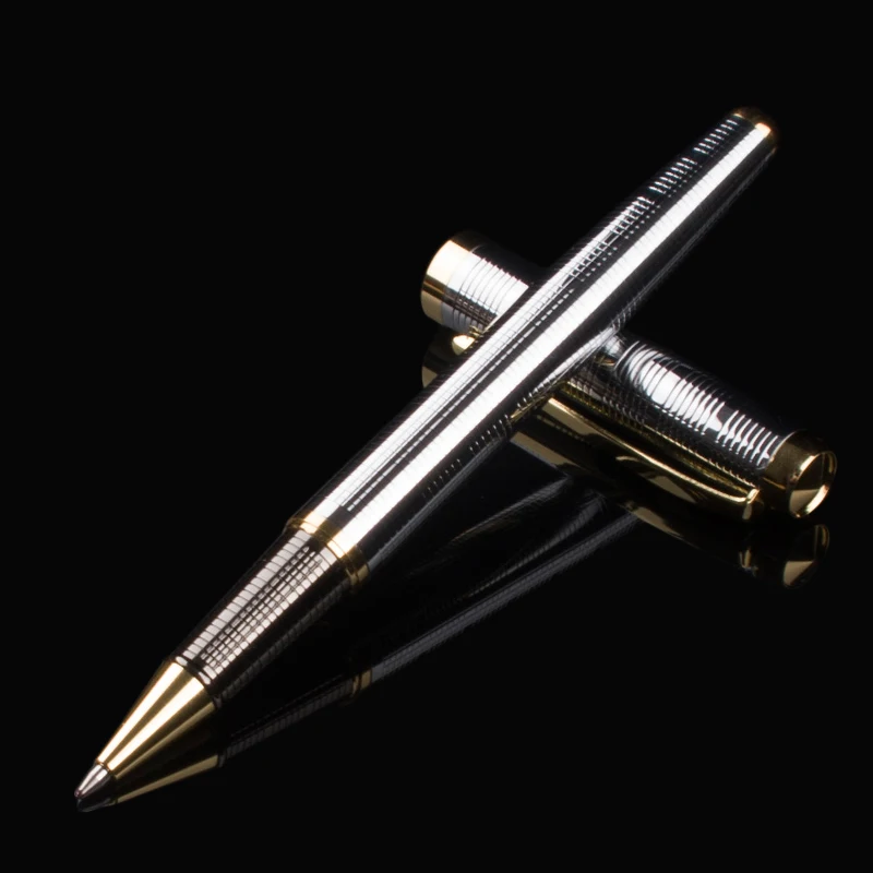 Free shipping Fashion Pen Gift Black Roller ball Pen Signing pen Smooth writing black refill School & Office Supplies fuliwen perfect upscale silvery scales hewn fountain pen office writing gift pen free shipping