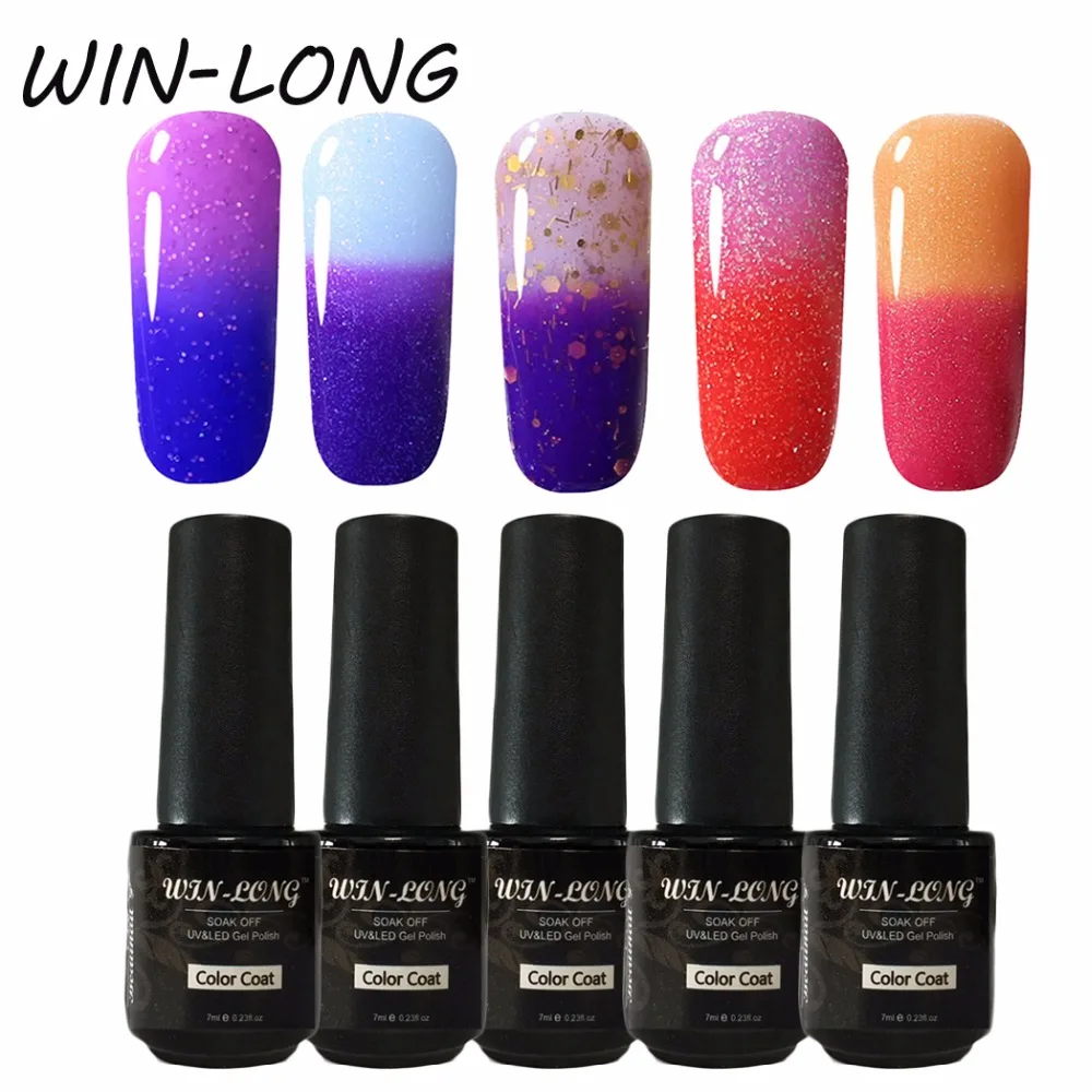 Блеск Гель лак для ногтей набор накладные ногти с 7 мл клей Цвет ful неоновый УФ
