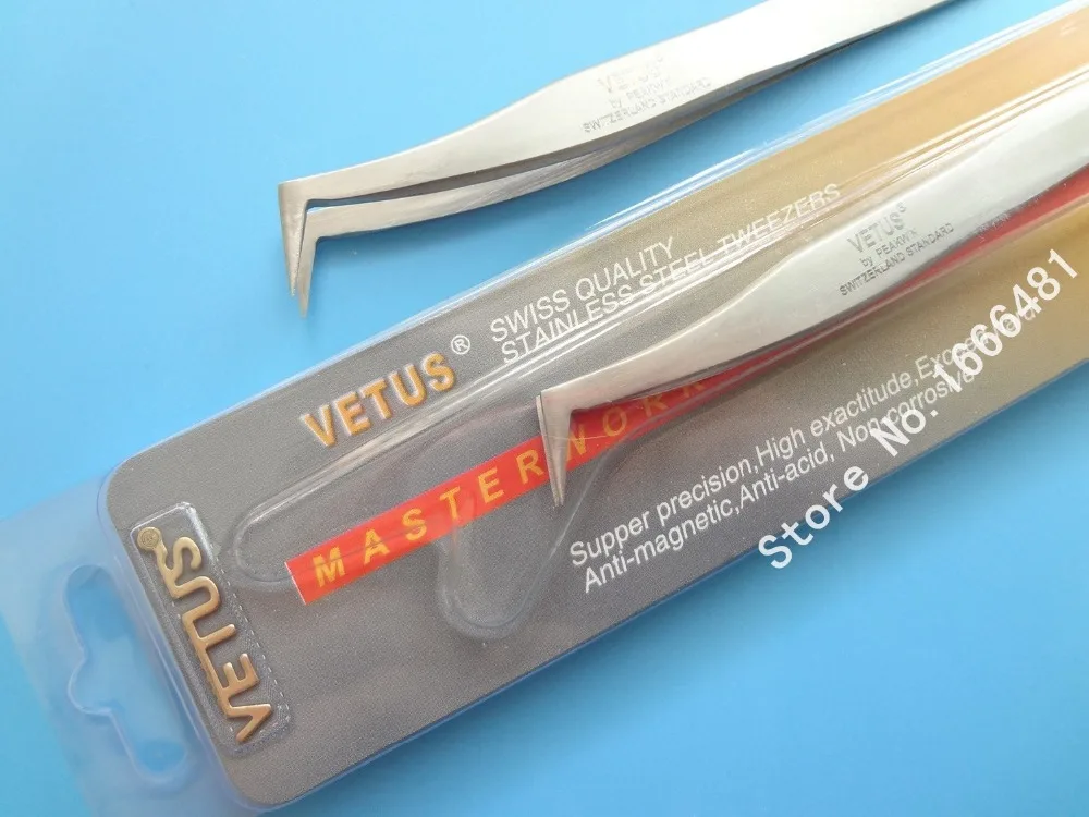 10 шт. пинцет для наращивания ресниц 3D 6D|vetus|vetus tweezers |