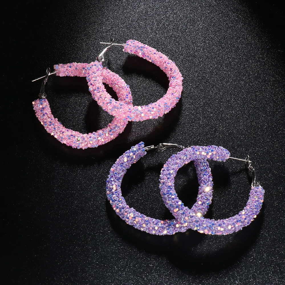 1 пара новые дизайнерские серьги-кольца