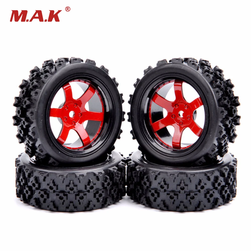 4 шт. резиновые раллийные шины обод колеса D6NKR Fit HSP HPI RC 1:10 Модель гоночный
