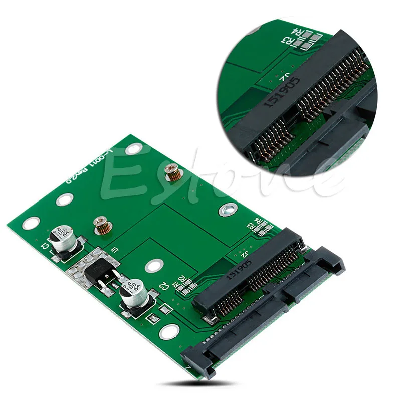 MSATA SSD до 2,5 ''SATA 6,0 Gps адаптер конвертер карты модуль Плата Pad Pcie-L059 горячий