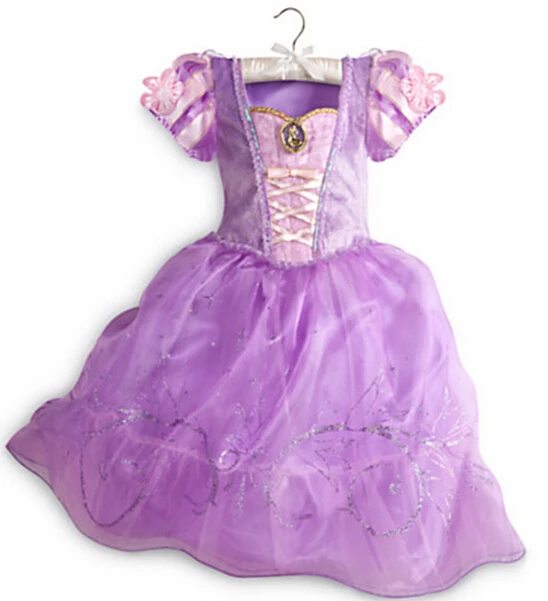 Реальное изображение! Платье принцессы для девочек на Рождество вечеринки