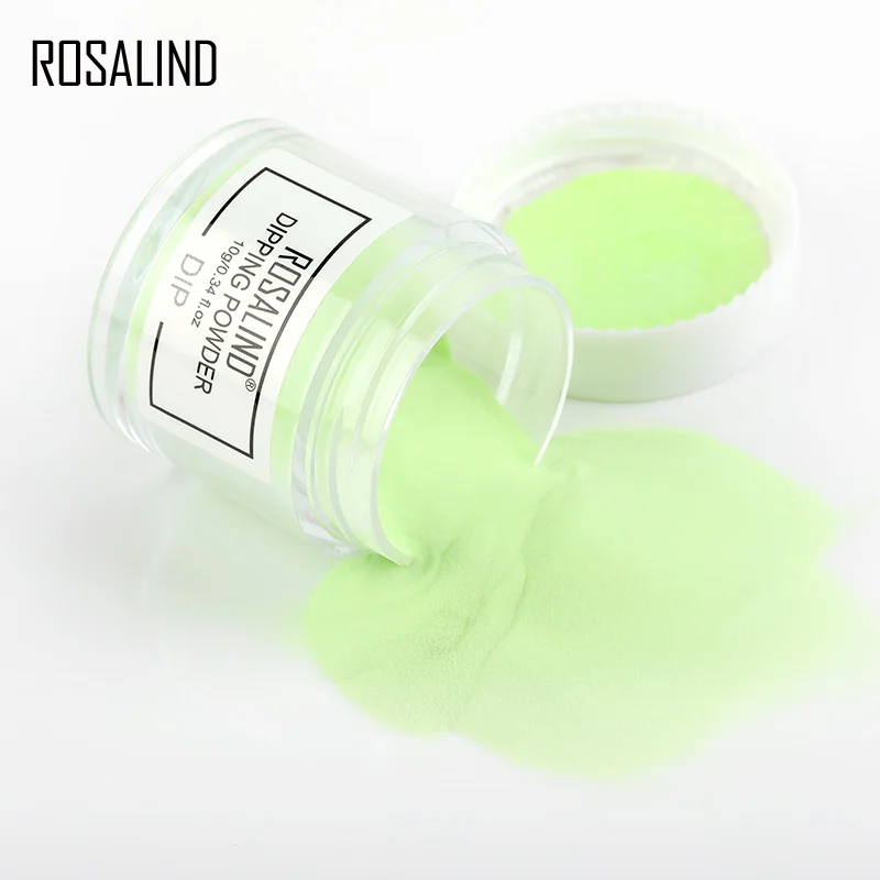 ROSALIND, 10 мл, пудра для нейл-арта, 30 цветов, для ногтей, Гель-лак, лак для ногтей, замачиваемый блестками, для маникюра, хромированная пудра, N50RD