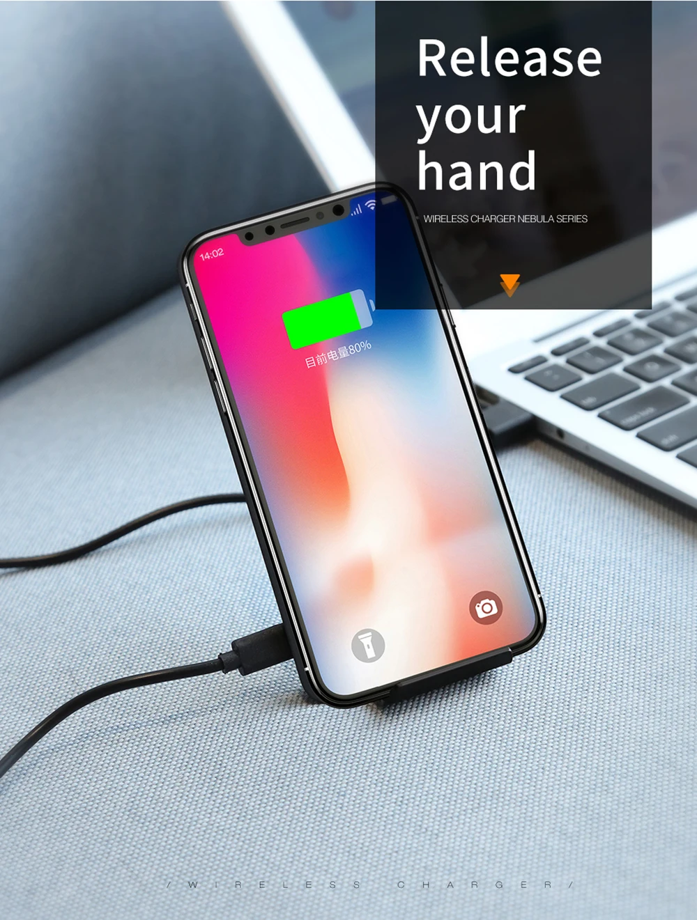 Mcdodo Qi Беспроводной Зарядное устройство для iPhone X 10 8 плюс samsung s8 s7 edge мобильный Зарядные устройства для телефонов держатель телефона быстро Зарядное устройство