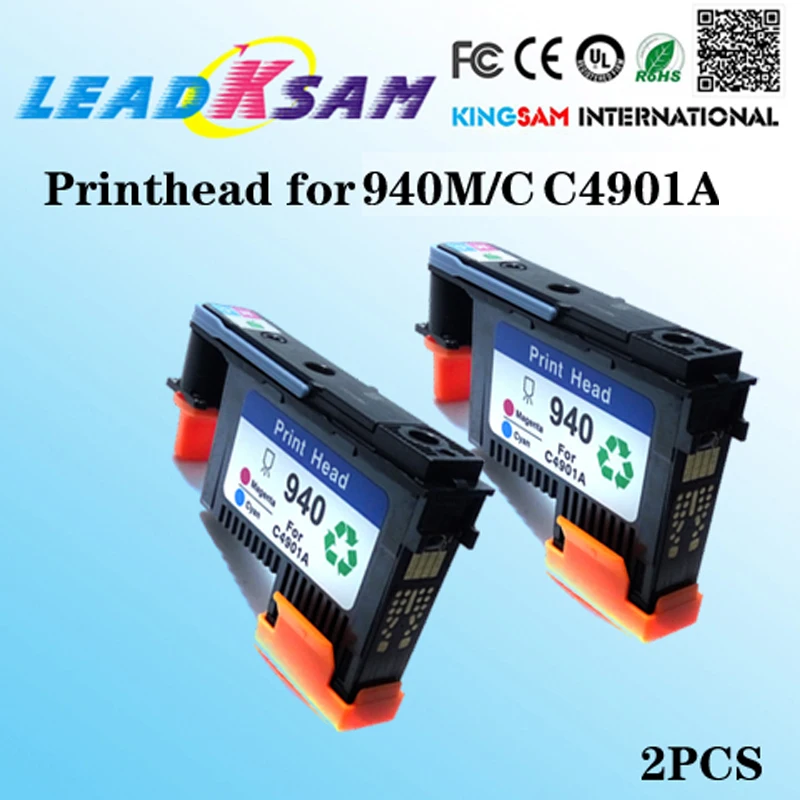 2 шт. печатающая головка для принтера hp940 MC C4901A 940 officejet pro 8000 8500 8500A plus|printhead hp|printhead