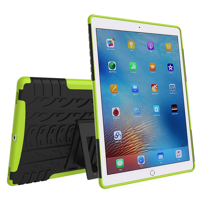 200 шт. DHL для iPad Pro 9 7 &quotЧехол с рисунком шин 2 в 1 TPU PC Гибридный кронштейн задняя