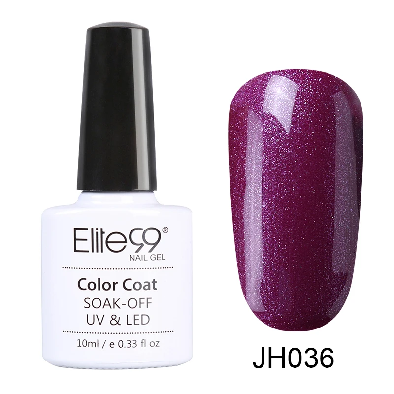 JH036 Elite99, серия винно-красного цвета, 10 мл, Гель-лак для ногтей, цветной лак, Полупостоянный Гель-лак для ногтей, замачиваемый, УФ светодиодный, Гель-лак - Цвет: JH036