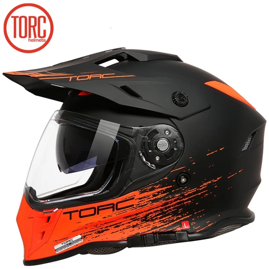 Бесплатная доставка 1 шт. TORC полное лицо точка ECE флип гонки внедорожные Capacete