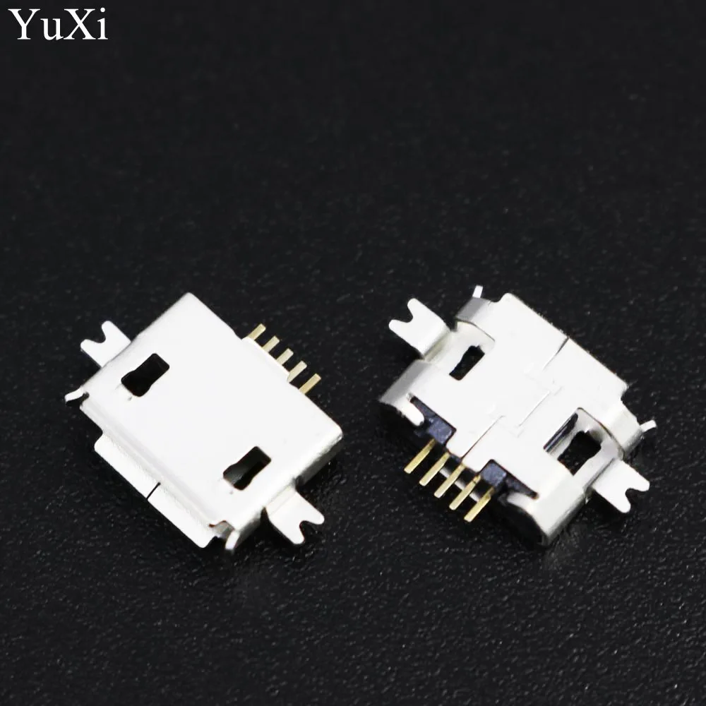 10 шт. Micro USB разъем YuXi 5 P гнездовой контактный порт для зарядки телефона Nokia/Millet/ZTE/