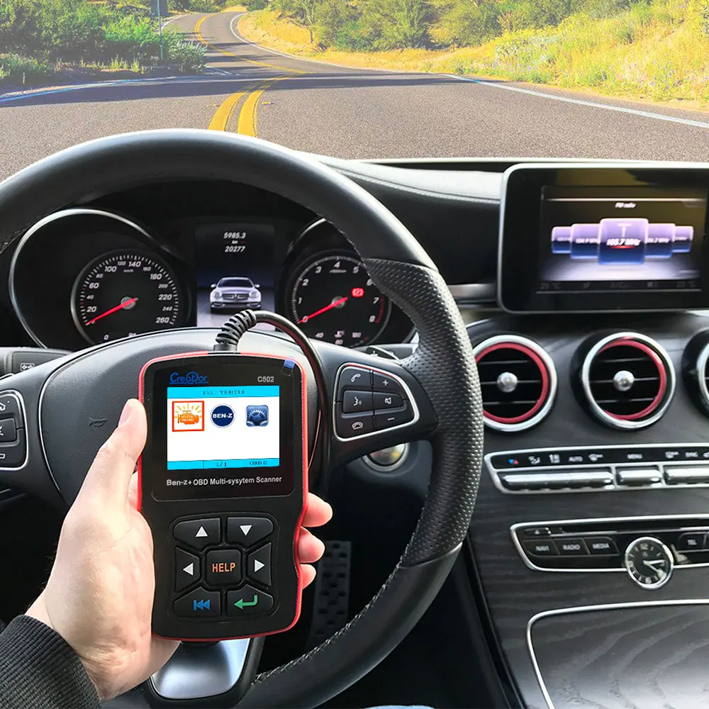 Новый автомобильный диагностический инструмент CREATOR C502 OBD2 сканер для Mercedes Benz W211