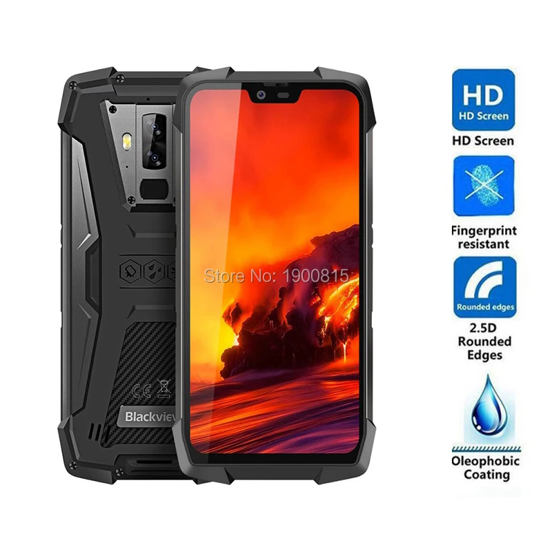 5 шт. 9H переднее закаленное стекло для Blackview BV9700 профессиональная защитная пленка