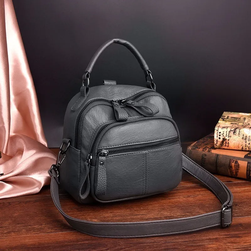Женские маленькие рюкзаки для девочек, Mochilas, женский рюкзак, винтажный рюкзак, многофункциональные школьные сумки для девочек, повседневный рюкзак